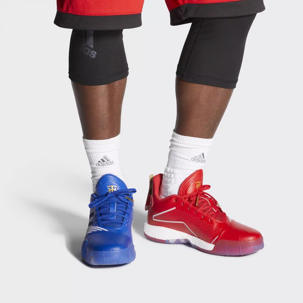 Adidas T-Mac Millennium Tenis De Basketball Azules Para Hombre (MX-66283)